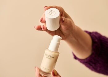 natural anti‑aging serum for combination skin