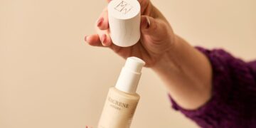 natural anti‑aging serum for combination skin