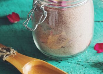 DIY flower petal bath soak